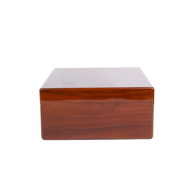 Customized High-end Large-capacity Wooden Cigar Box Solid Wood  Cigar Humidor Box Storage Lacquer Cabinet Wood Cigarette Case