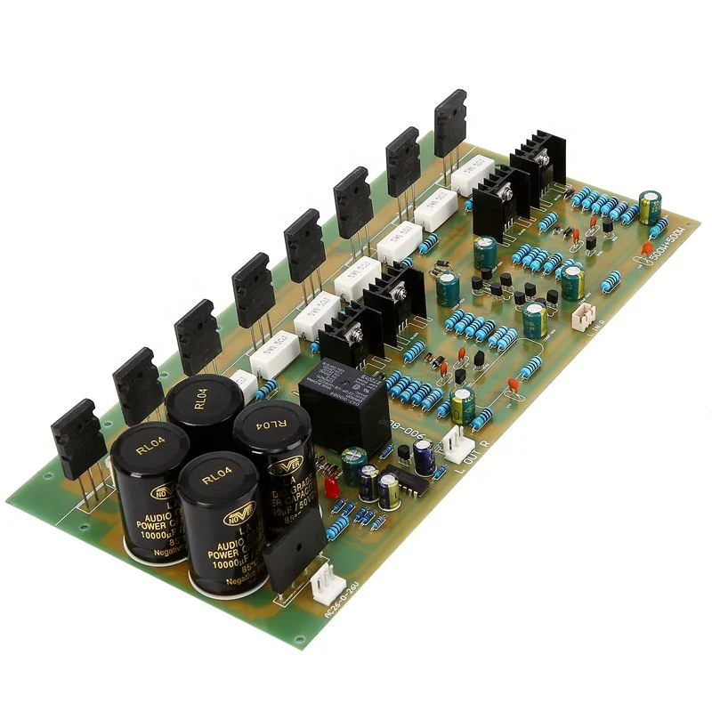Taidacent 2SA1943 2SC5200 8 Tube High-Power Board AC28-32V Input AC Power Amplifier Audio Tube Amplifier