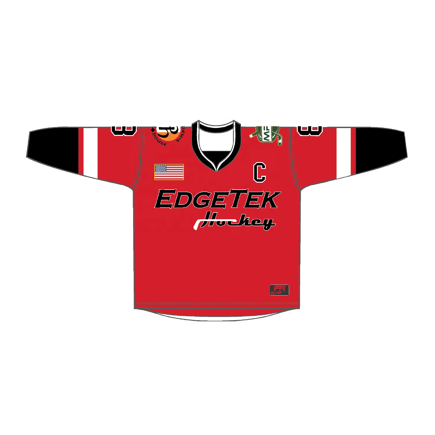 Fashion custom ice hockey uniform team wear sublimation ice hockey jersey for youth hockey team