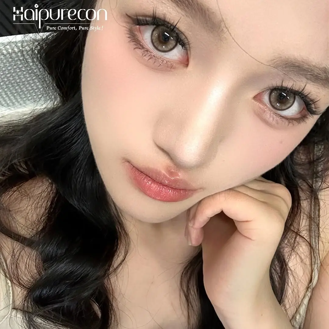 Haipurecon small diameter size 2024 color contact lenses self washer contact lenses