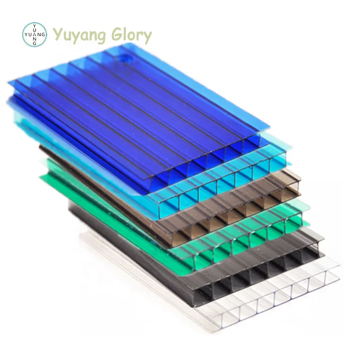 Lexan hollow 10mm greenhouse plastic polycarbonate sheet