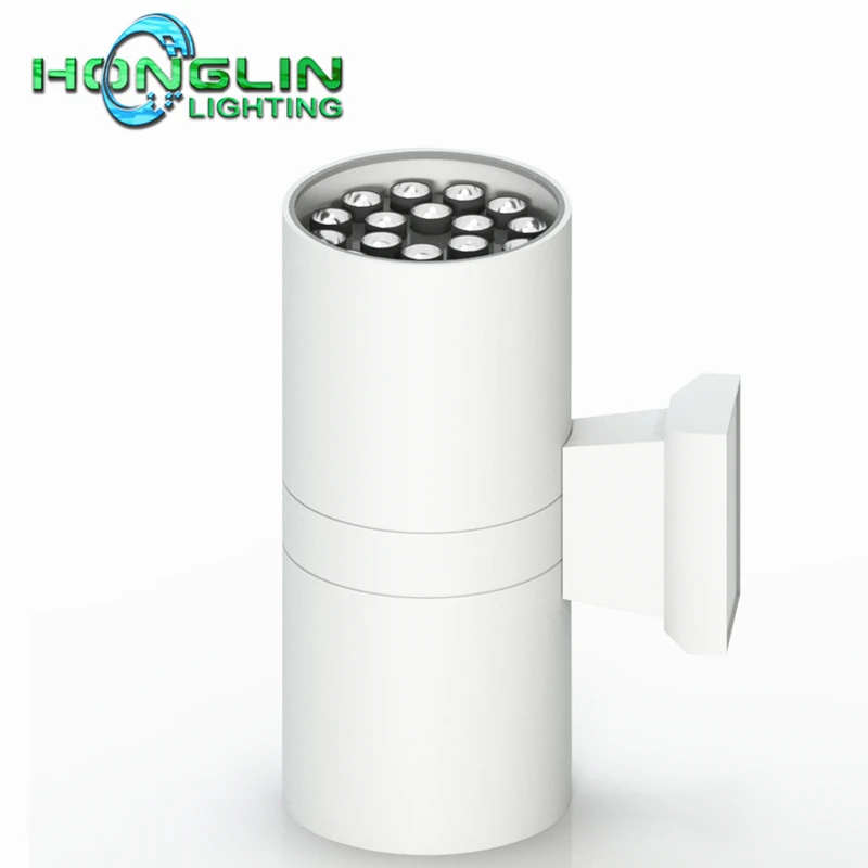 
18W rgb dmx512 Double Wall Lamp up and down Wall light high quality led lighting outdoor 