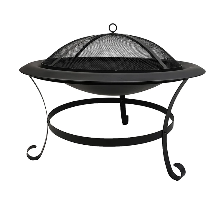 Metal Garden outdoor Wood Fire Pit Bbq Bowl