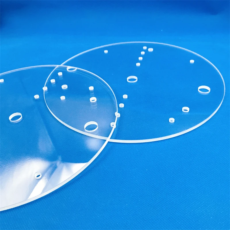 UV Fused Silica sheet clear Quartz Plate Transparent Quartz Glass piece