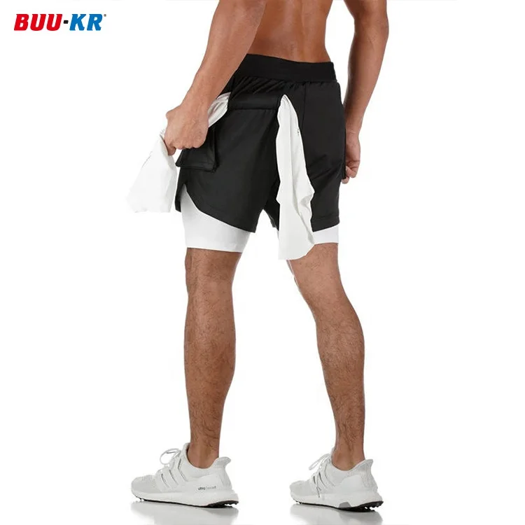 Buker Tactel Beach Peach Running Shorts Sport Breathable Leopard Mens Long Gym Shorts Below Knee Man For Clothes Shorts