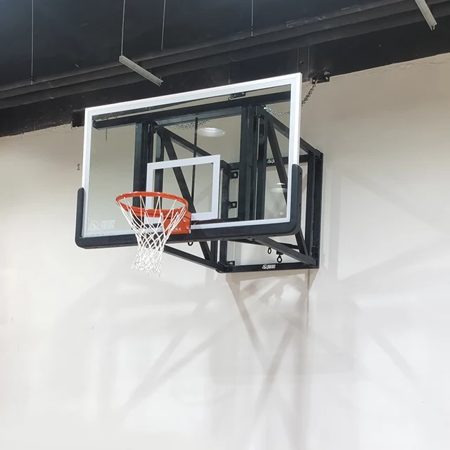 Настенный Домашний детский баскетбольный тренировочный ручной регулируемый по высоте баскетбольный обруч