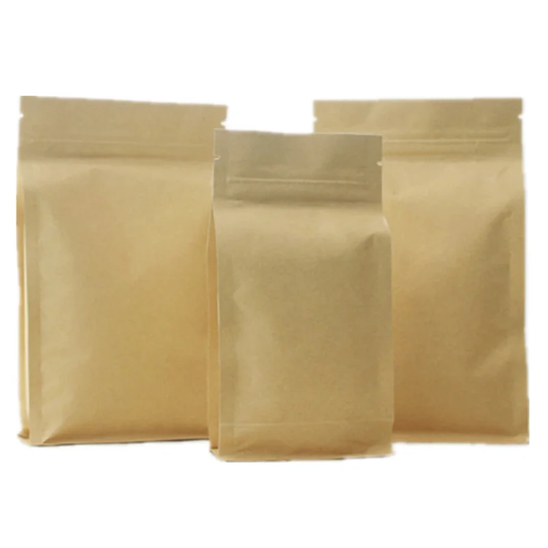10X20cm Kraft paper bag for milk powder flour rice