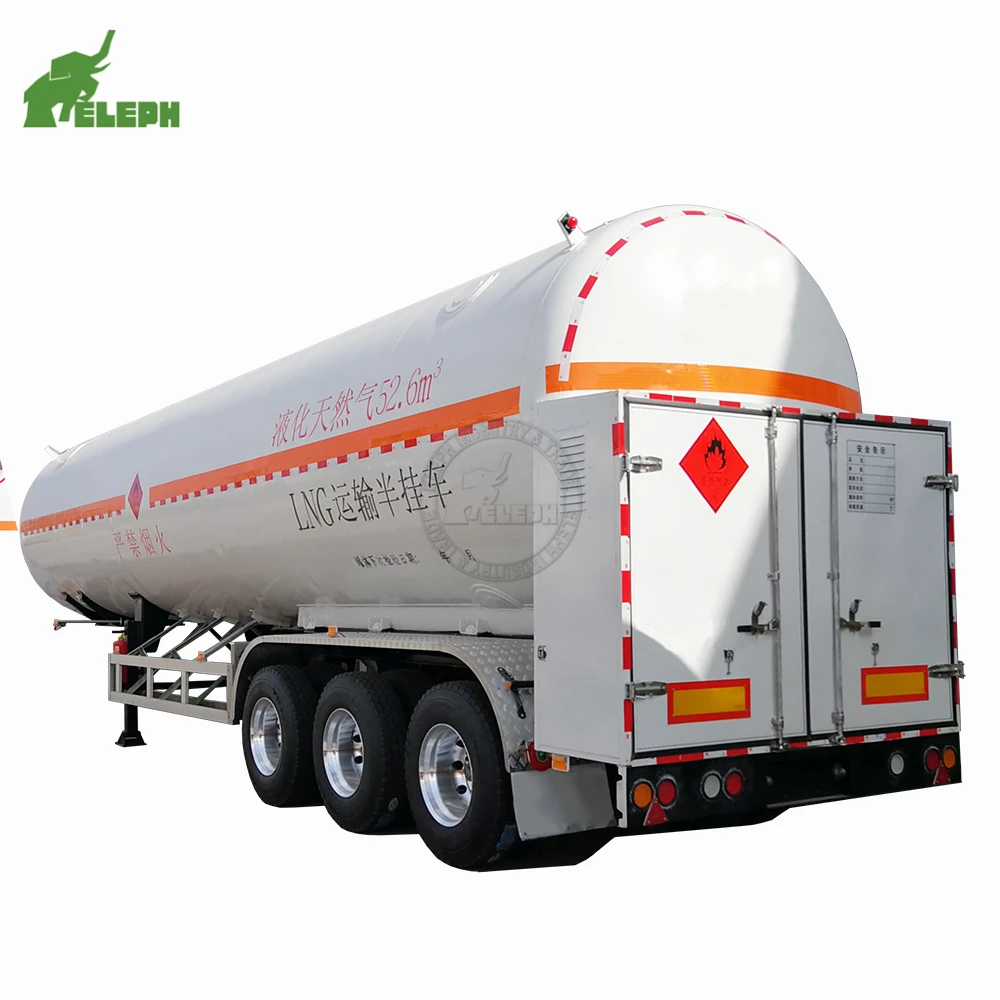 2024 Used 3 Axle Lng Argon Co2 Plant Gas Storage Tank Truck Trailer 12