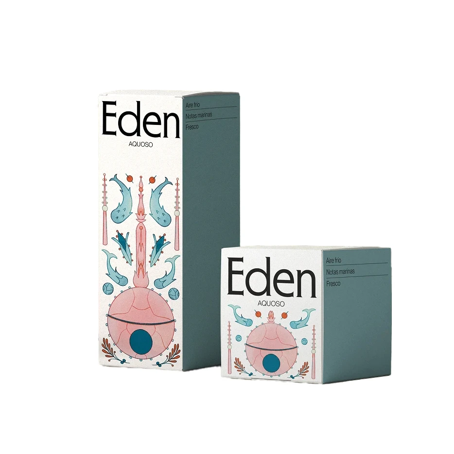 Custom Eco-Friendly Kraft Paper Packaging for Cosmetics Cream Lotion and Perfume Boxes Colorful Candle