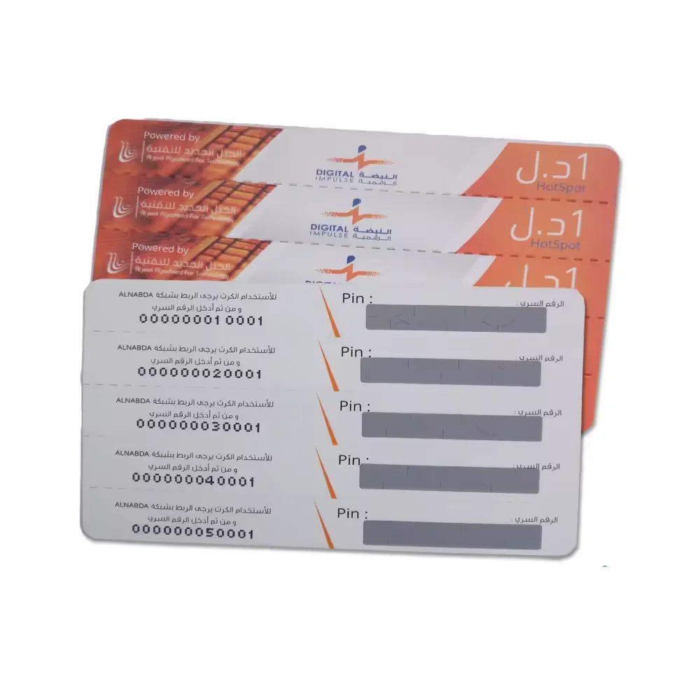 Factory Customized Best Price Scratch Cards are suitable for any card