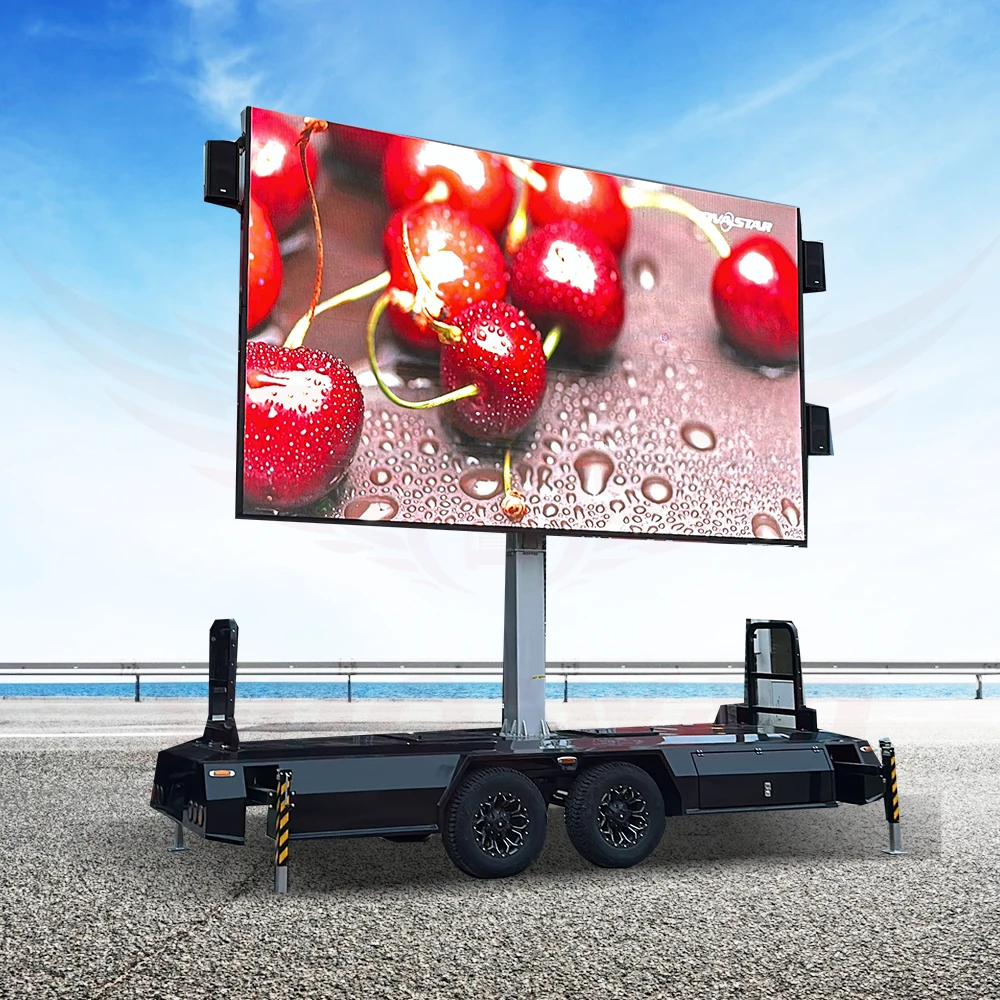 Waterproof P2.5 P3 P4 P5 P6 LED Display Module Cabinet Panel Advertising Video Wall Billboard Screen for Mobile Truck Trailer