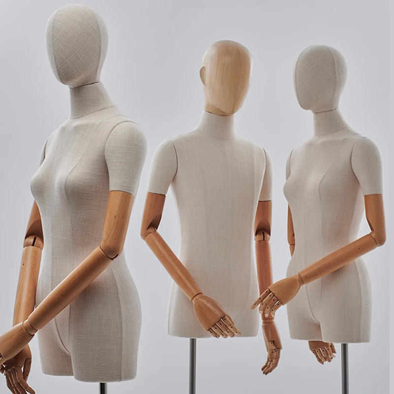 YMY-ZMSMBS-2 Wholesale cheap price change face fabric mannequin new dress foam mannequins doll for sale