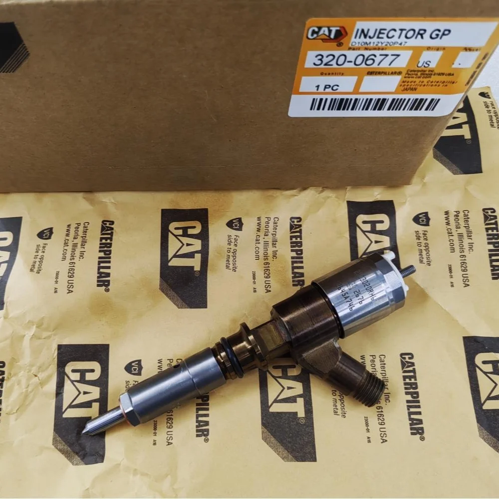 320-0677 Cat-erpillar 320D/323D Excavator C6.6 Engine Accessories Fuel Injector