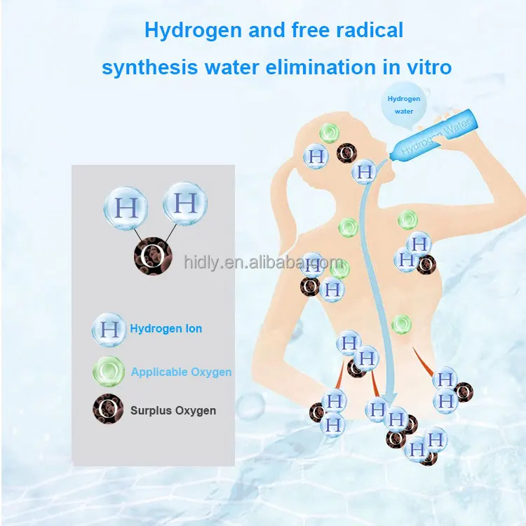 Wholesale Custom Best 2024 420Ml Portable Ioniz Water Electrolysis H2 Hydrogen Generator Hydrogen Rich Water Bottle