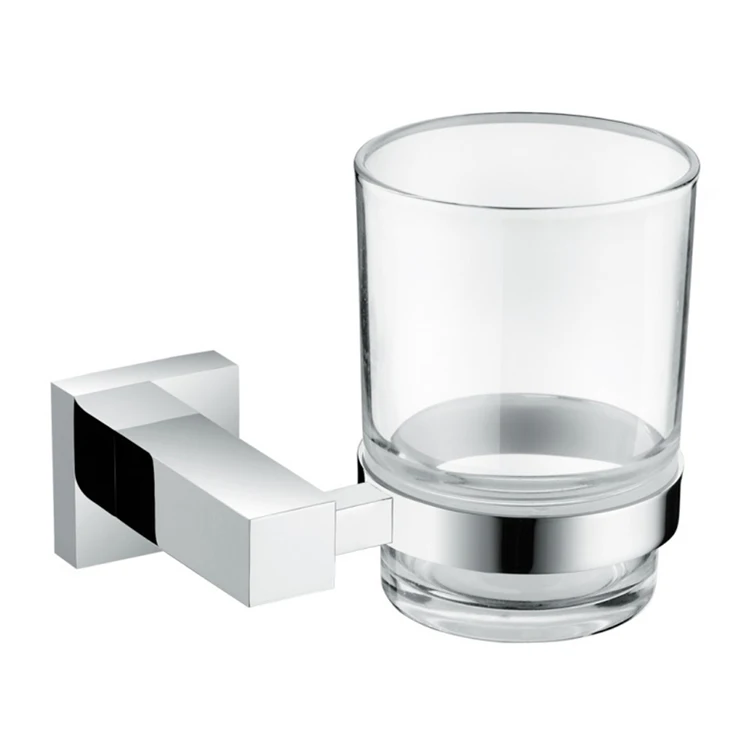 Аксессуары для ванной комнаты подстаканник держатель зубной щетки один стакан держатель со стеклянной чашкой