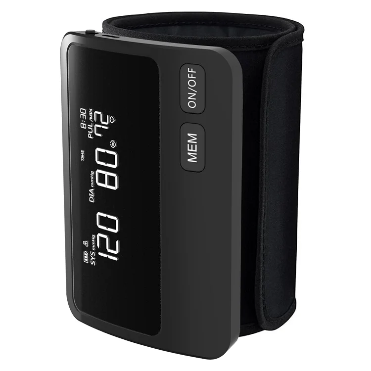 Rechargeable wireless cuff and monitor all in one digital blood pressure measurement device BP monitor