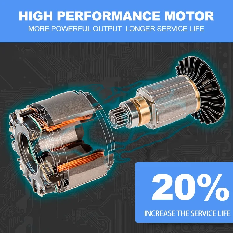 HEPHAESTUS 12V Car Polisher Drill Cordless 5-level Adjustable Speed Polishing Machine in Automotive With Pad And Sponges Soft