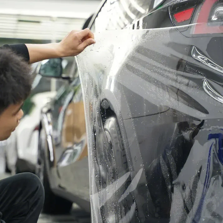 NKODA Anti-yellow hydrophilic 6.5mil self-healing clear bra body paint protective glossy car paint protection TPU PPF film