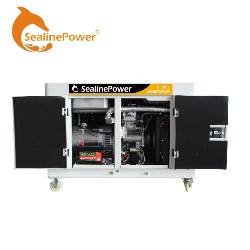 10KW  Two-cylinder Water-cooled  Large  Generator Units custom made machinery