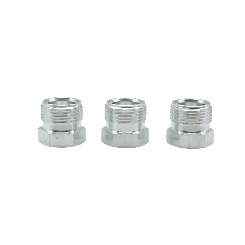 Aluminum Extrusion Welding External Teeth 25MM Pneumatic Thread Outer Tooth Bulkhead Of Manifold Male Threaded Hex Head Joint