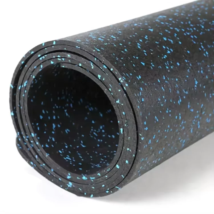 Heavy Duty Rubber Flooring and Rolling Mat Anti-slip Durable EPDM Gym Rubber Rolls