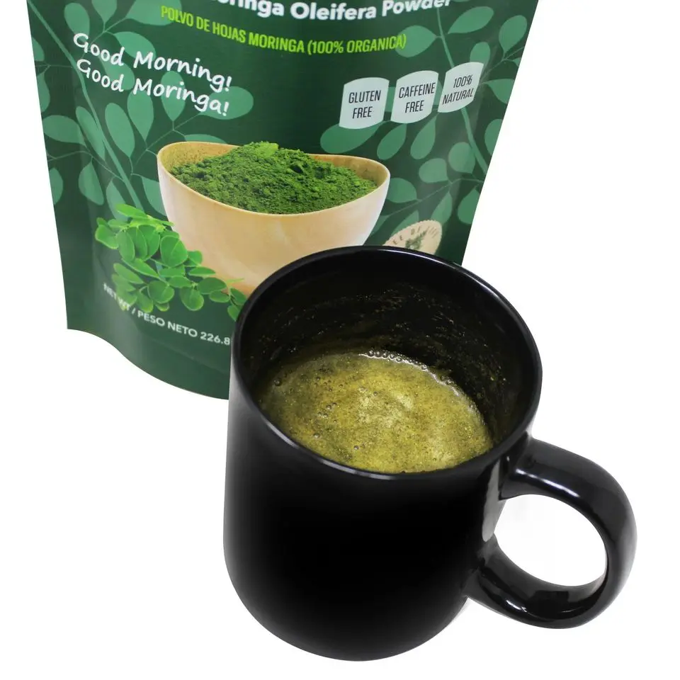 Pocas Organic Moringa Powder 6 Pouches / 1.06 ounce Organic Moringa Oleifera Powder Caffeine Free.