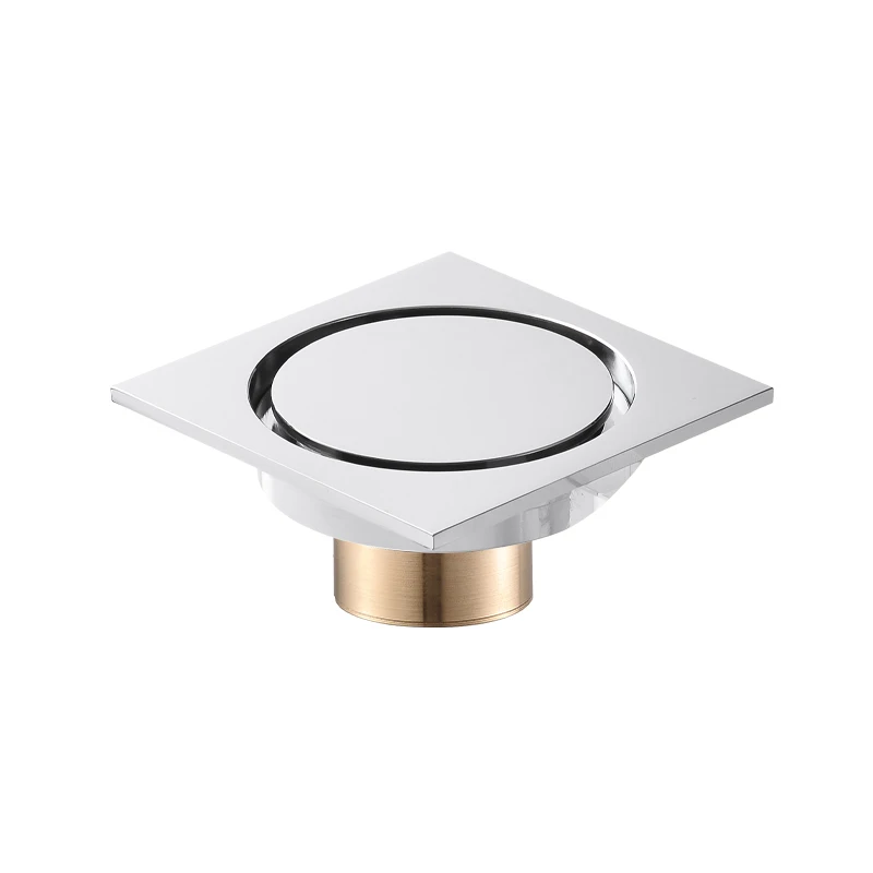 Hot sales 10X10CM Brass Floor Drain Waste Grates  High quality floor drain trap