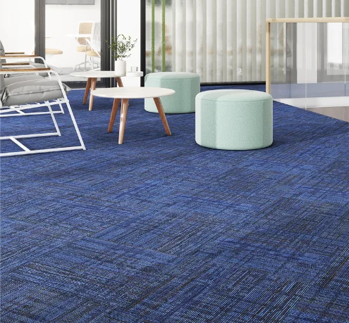 Luxury 50*50 Square PVC Floor Carpet Tiles Modern Premium Polyester Area Rugs & Sets for Home Hotel Office & Prayer Use