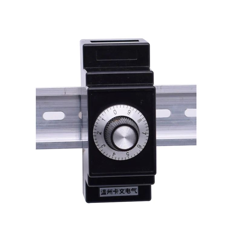 
Din rail potentiometer switch WH118 2W 4.7K 10KOhm speed modular switch 