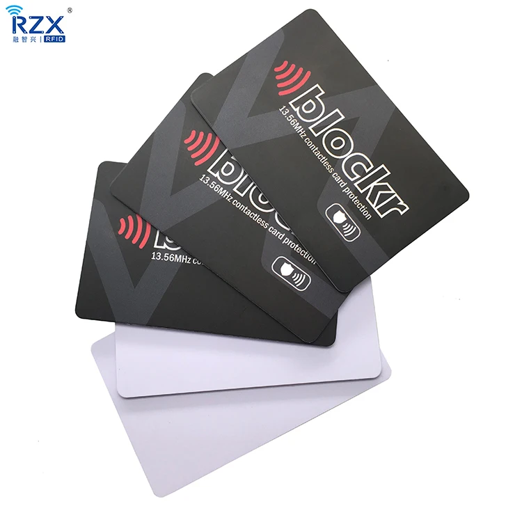 Wholesale Free Printing Anti-signal Protector Card Security Anti-theft RFID Protector Blocker Blocking Card