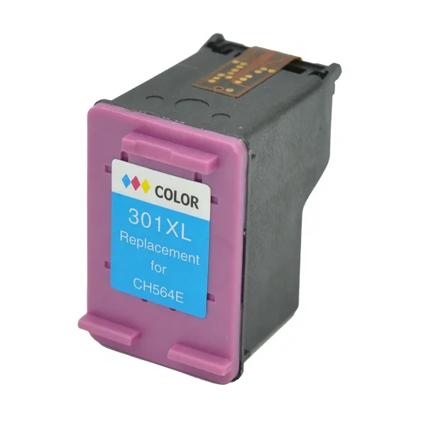 Remanufactured Black Printer Ink Cartridge 301XL ink black CH563E  and color CH564E for HP inkjet printer