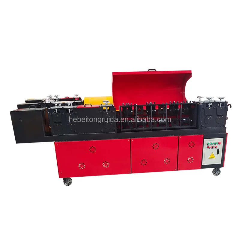 High Quality steel pipe straightening machine Pipeline rust removal corrector Greenhouse tube straightening machine