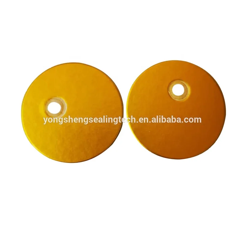 Factory Supplier Vented Golden Induction Aluminum Foil Seal Liner Gasket for plastic cap seal