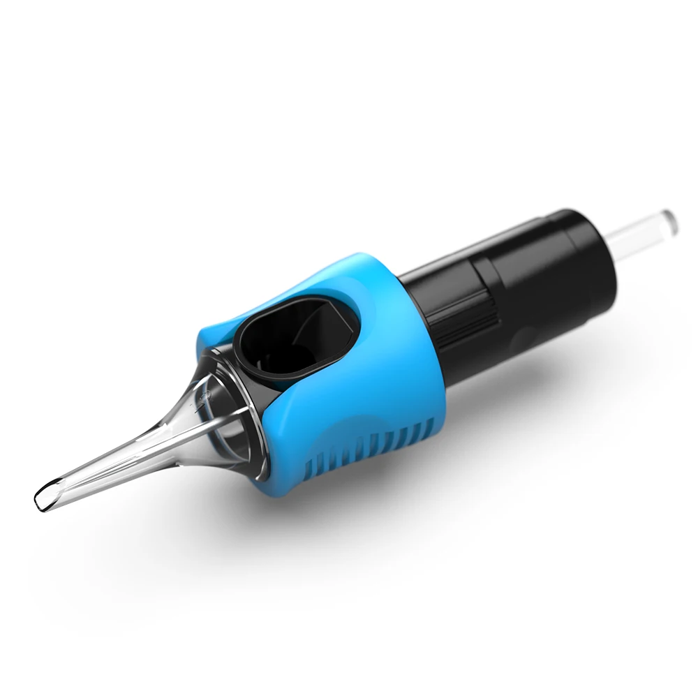 Hot Sale wholesale tattoo needles stigma cartridge silicone membrane prevents ink backflow professional black tattoo needle