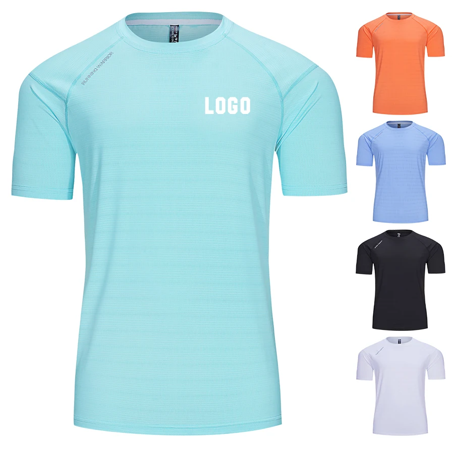 Lidong sports comfort breathrable workout t shirts sports basic plain t shirt custom design mens tee shirts