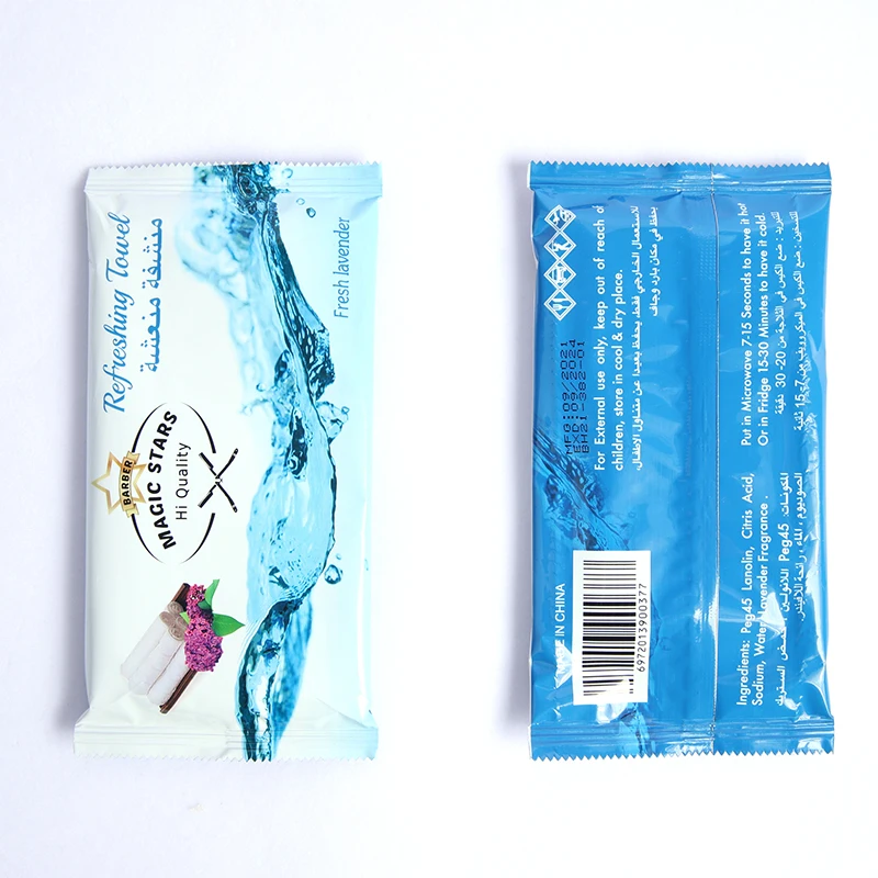 Wholesale Airline Hotel Restaurant Custom Wet Paper Wipes Disposable Refreshing  Wet Towel For Cleaning