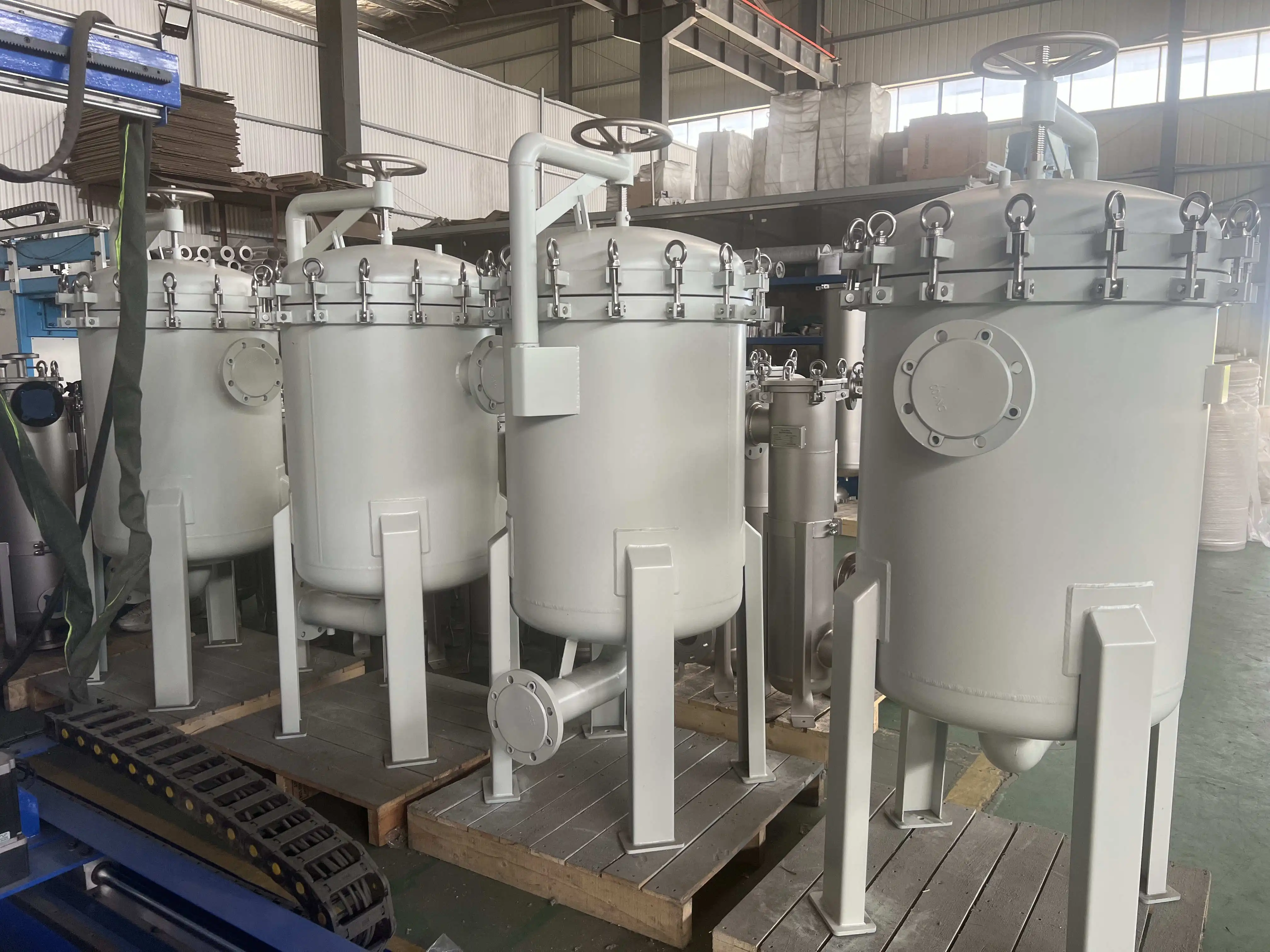 Liquid Oil Wine Beer Paint Filtration Machine Cartridge Bag Filter Housing Multi Stainless Steel Water Bag Filter Housing