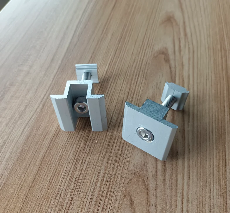 Factory Aluminum Solar Panel Mounting Clamps 35mm Solar Pv Clamps Solar Panel Mount Accessories Fast Install Clamps
