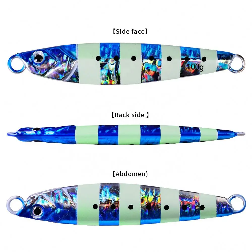 Metal Cast Jig Spoon 24g 30g 40g 60g 80g 100g 120g 150g 200g Casting Jigging Fish Sea Bass Fishing Lure Tackle