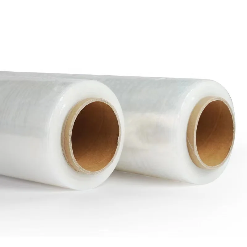 500mm high lldpe stretch film 23 micron jumbo clear stretch film made in china with cheap price for product packing