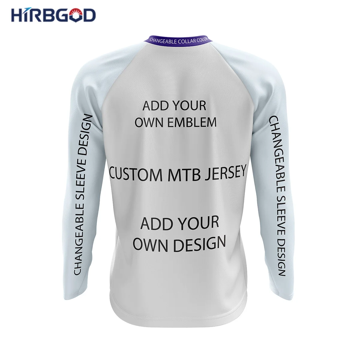 HIRBGOD Customizable One By One Mountain Bike Downhill Mtb Bicycle Shirts Jersey Wear Apparel Outfit Sportswear Clothing Clothes