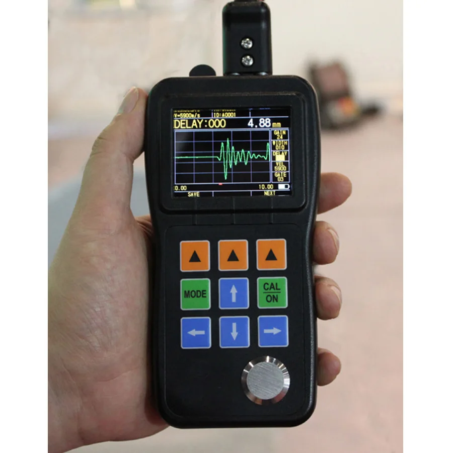 
ST-5D A/B Scan Ultrasonic Color Waveform Penetrat Coating Thickness Gauge 