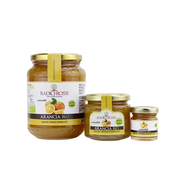 Italian Organic Orange Marmalade Orange  Fruit Canned Fresh Sweet Orange Jam