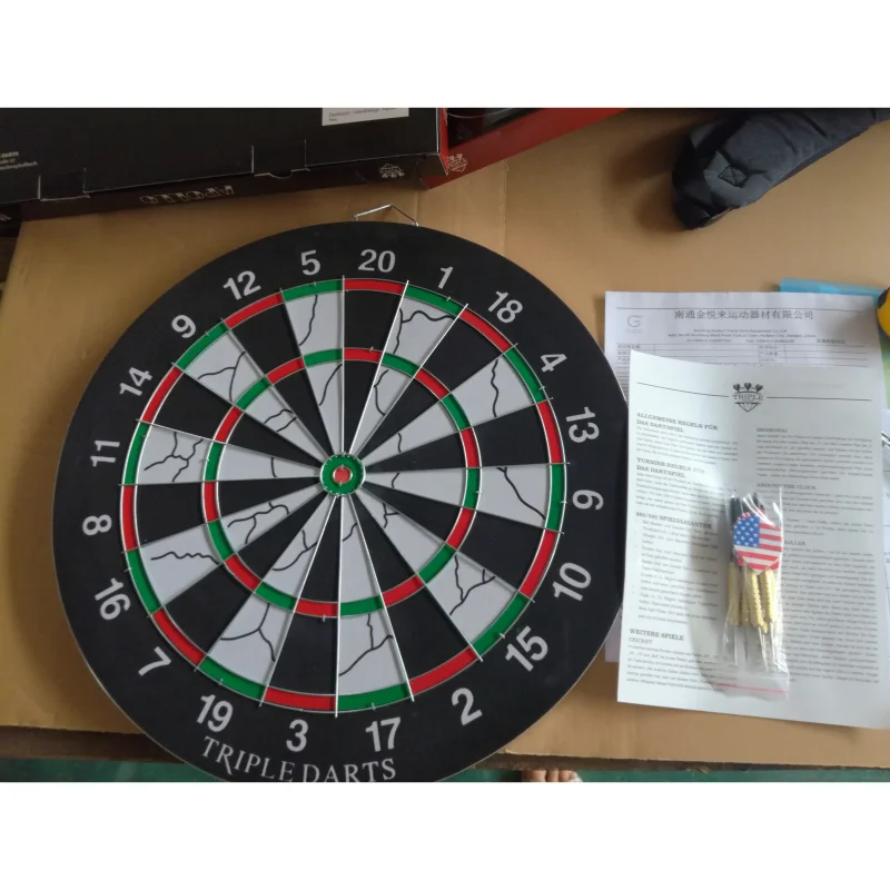 45cm dartboard dart board bristle Fiberboard Flocking 18Inch Classic Dartboard For Club Game
