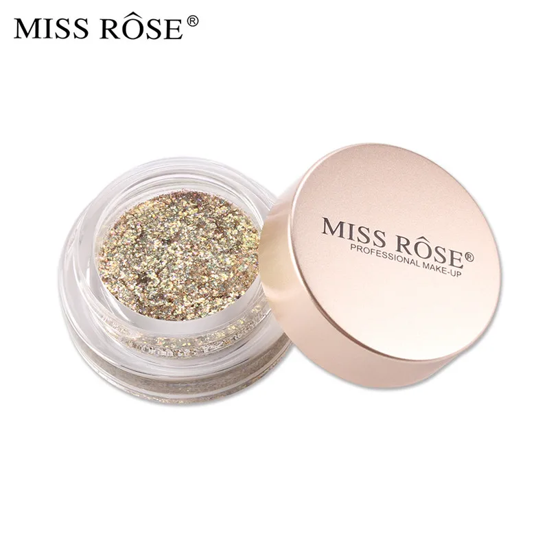 Бесплатная доставка Miss Rose блестящие тени для век Порошковые русалки свободный пигмент блестящая