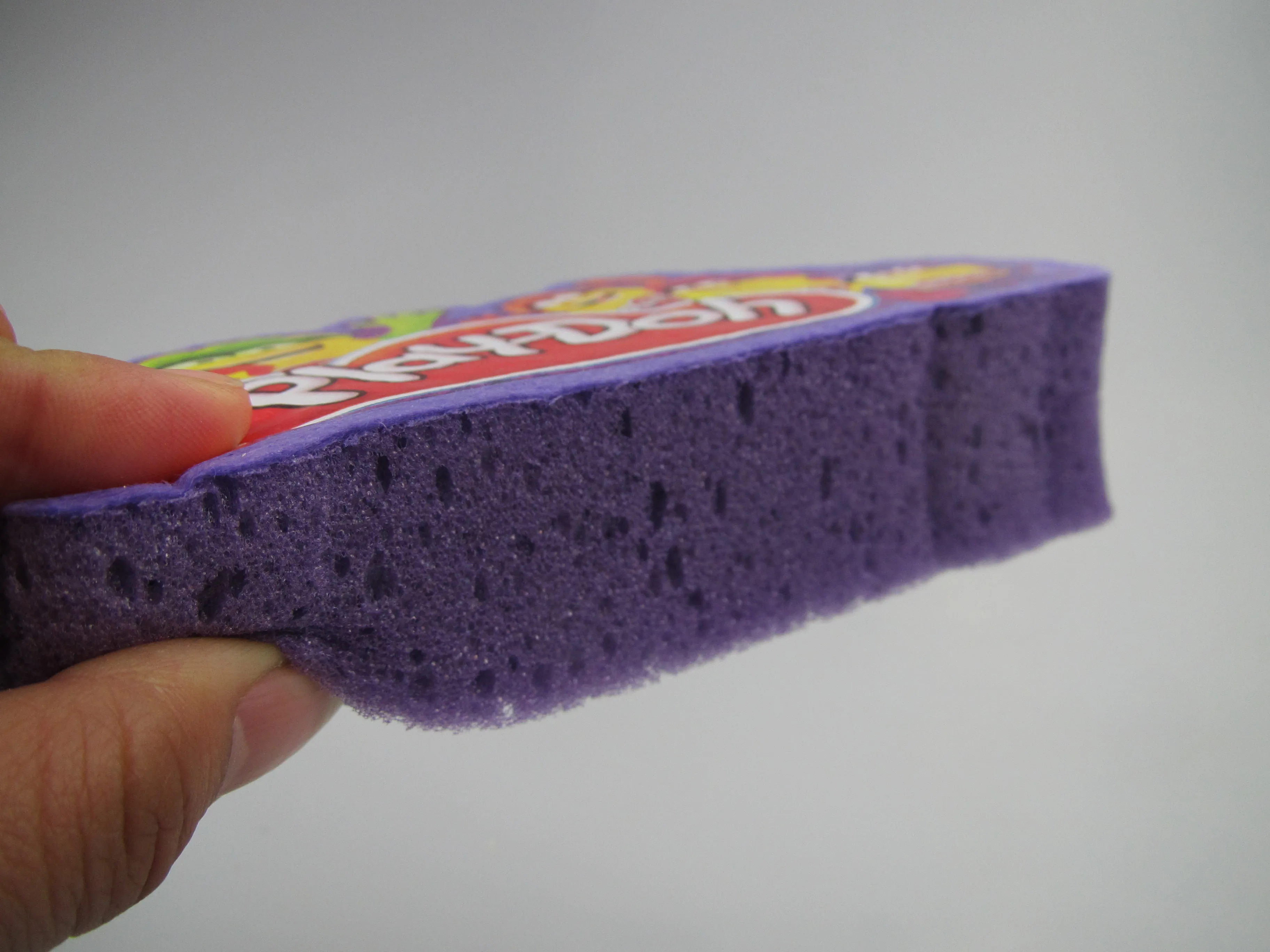 Custom Pattern  Painting Shapes For Kids Soft Baby Bath Shower Sponge Exfoliating Sponge