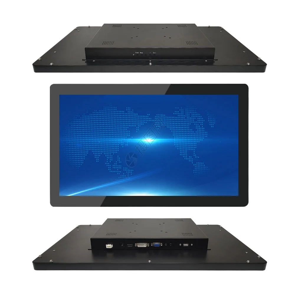 Factory Custom 21.5 HDMI Monitor TFT-LCD Industrial POS Touch Screen Monitor USB VGA industrial monitor