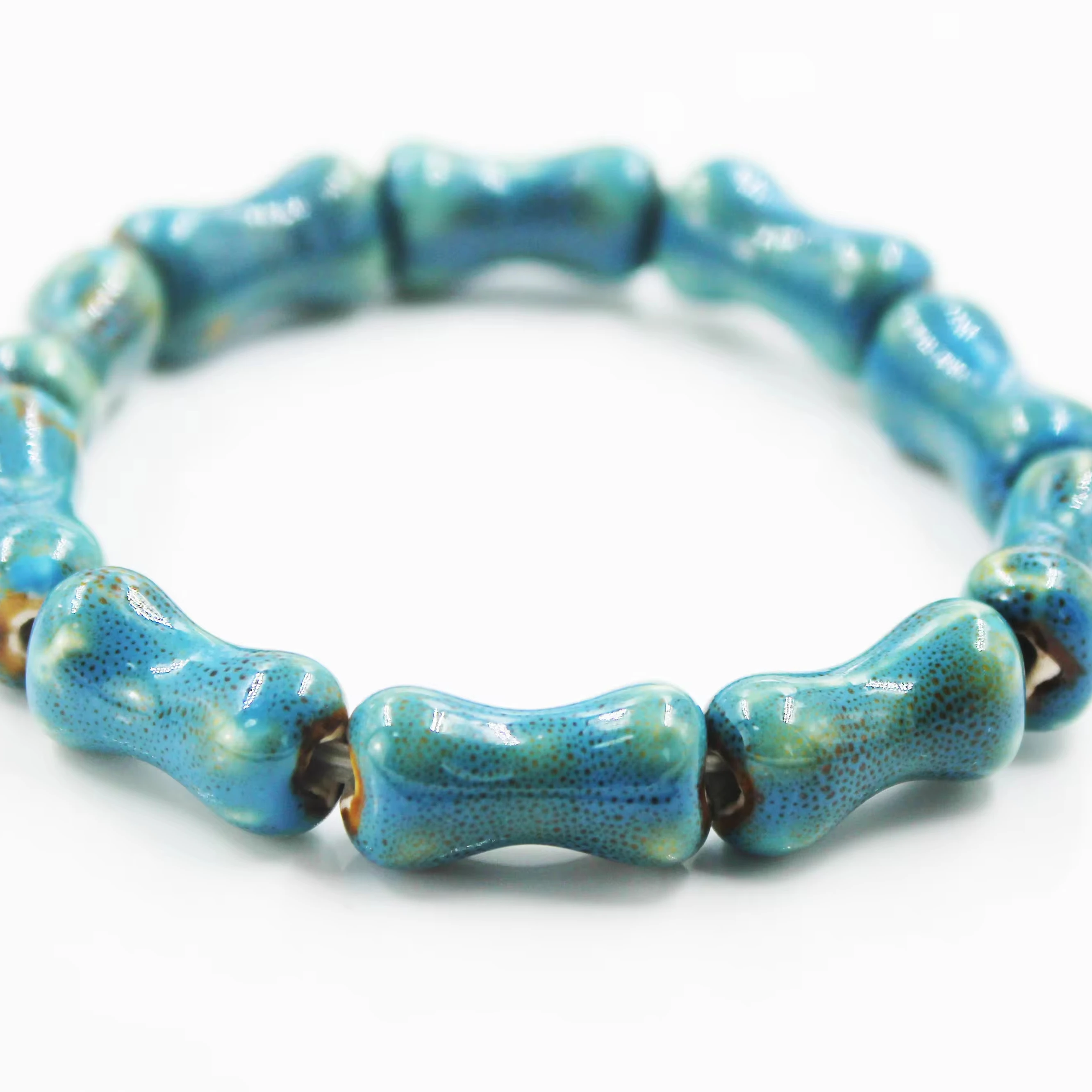 BMZ 2024 hand made manual braided ceramic jewelry ceramic germanium bracelet