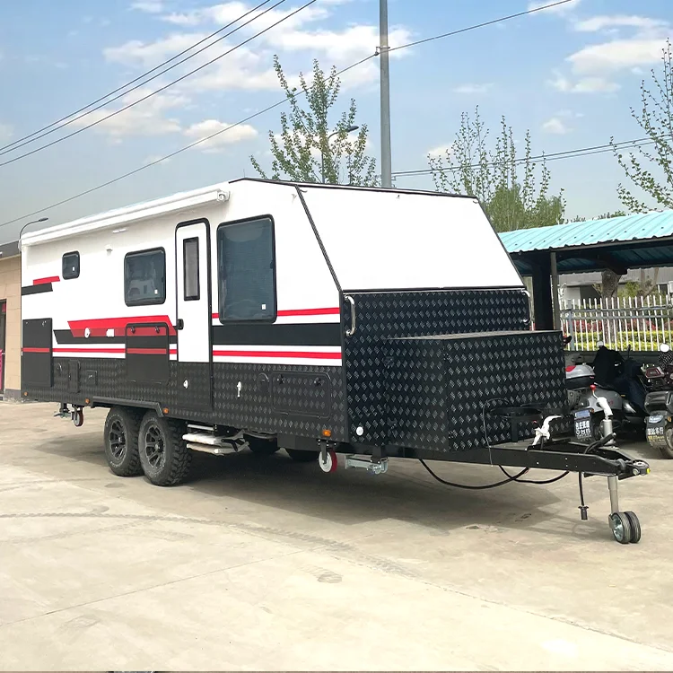 Gocheers Luxury Caravans Rv Australian Offroad Camper Trailer Family Hybrid Caravan Mobile Caravan for Sale
