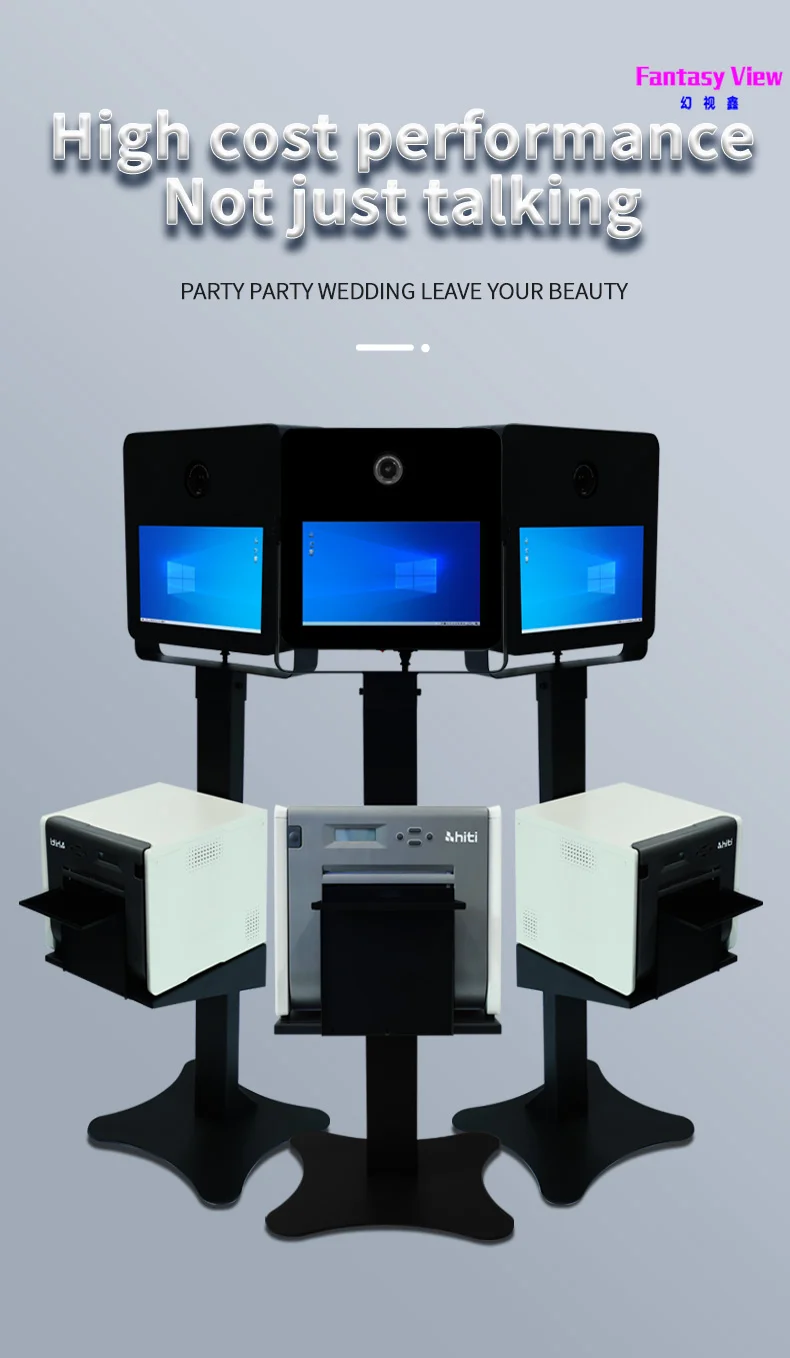 selfie photo booth mirror photo booth magic mirror photobooth machine led frame mirror photo booth with printer and camera